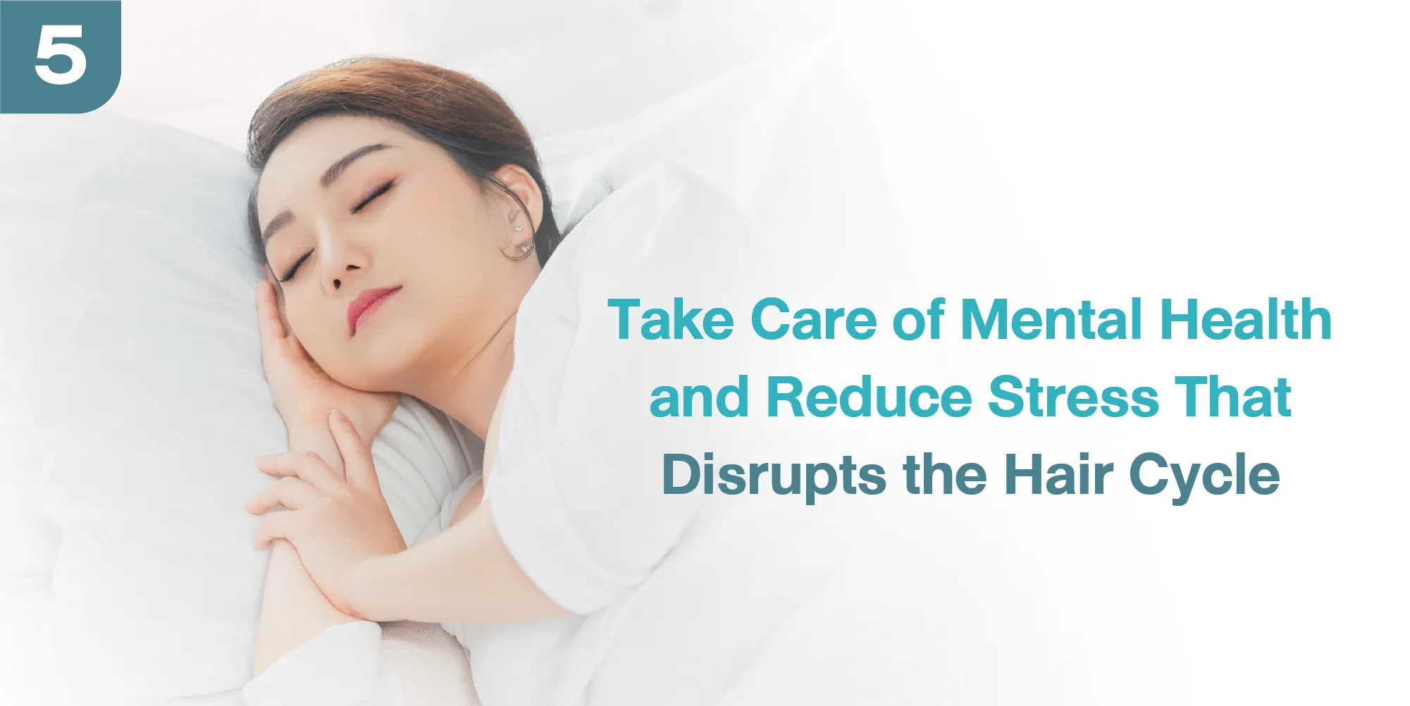 Take Care of Mental Health and Reduce Stress That Disrupts the Hair Cycle