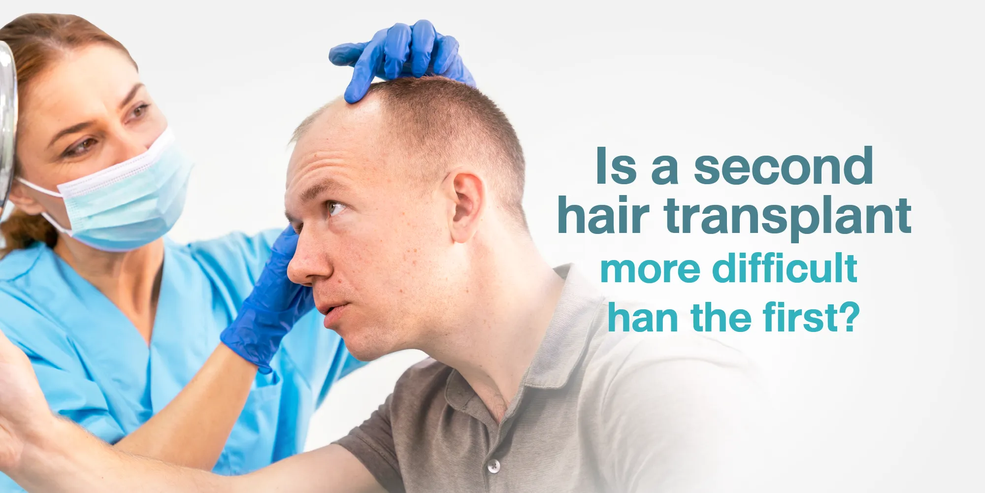 Is a second hair transplant more difficult than the first