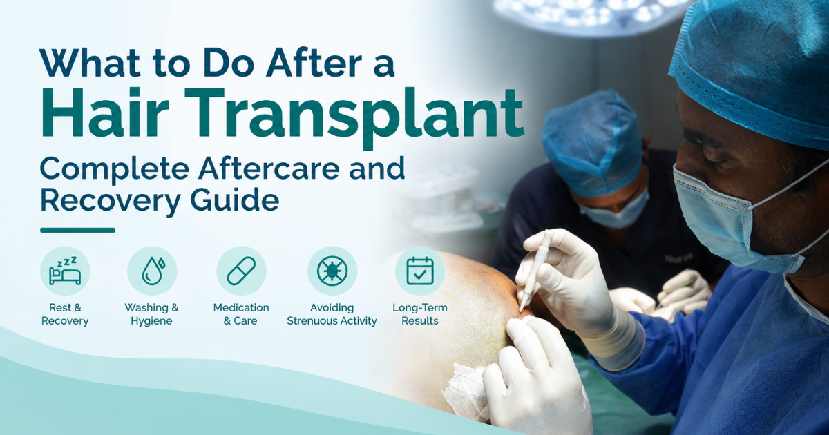 What to Do After a Hair Transplant